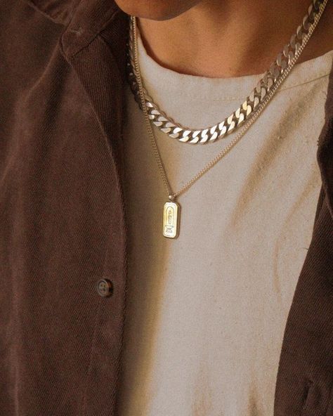 Mens Jewelry Gold, Mens Necklace Fashion, Mens Accessories Necklace, Male Jewelry, Necklace Length Guide, Necklace Outfit, Bellingham Wa, Mens Jewelry Necklace, Mens Chain Necklace