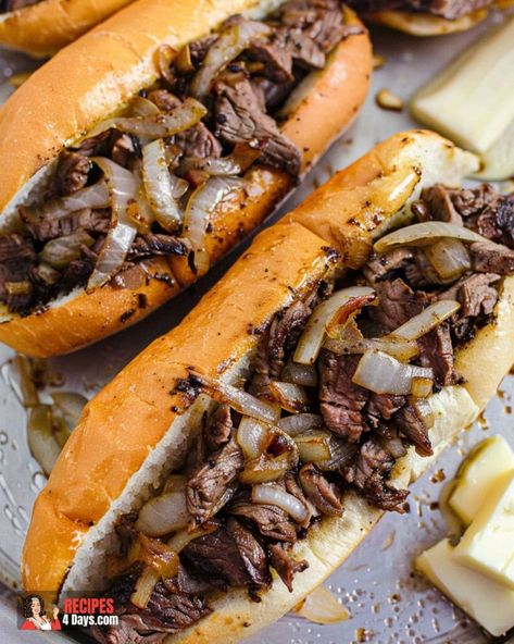 Pork Philly Cheese Steak, Philadelphia Sandwich, Visiting Philadelphia, Philly Cheese Steak Sandwich Recipe, Gourmet Sandwiches Recipes, Philly Steak Sandwich, Cheesesteak Sandwiches, Dinner Tomorrow, Sweet Chili Sauce Recipe