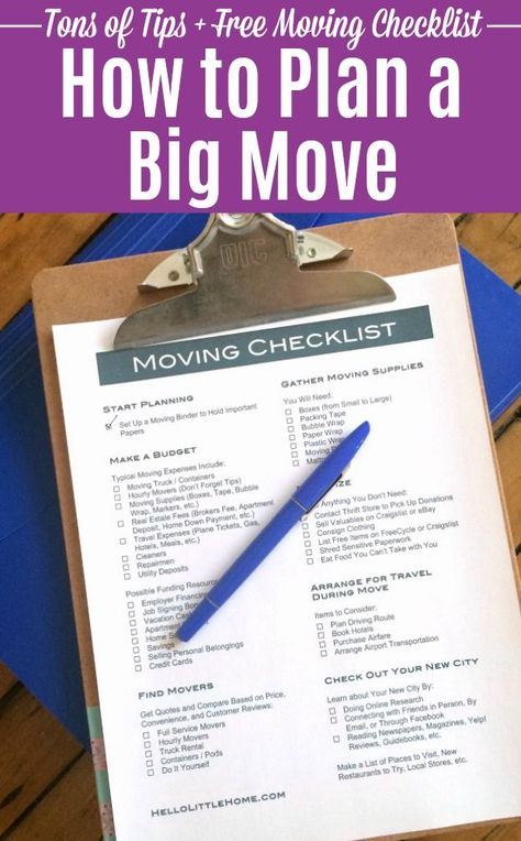 Moving Tips And Tricks, Moving Checklist Printable, Tips For Moving Out, Moving Binder, Moving Timeline, Moving House Tips, Moving Across Country, Moving Hacks Packing, Planning A Move