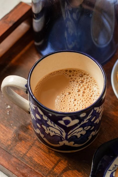 How to Make Doodh Patti Chai - Flour & Spice Chai Tea Pics, Tea Wallpaper, Good Morning Tea, Photos Of Celebrities, Food Captions, Vegetarian Fast Food, Tea And Books, Food Drink Photography, Pakistani Food