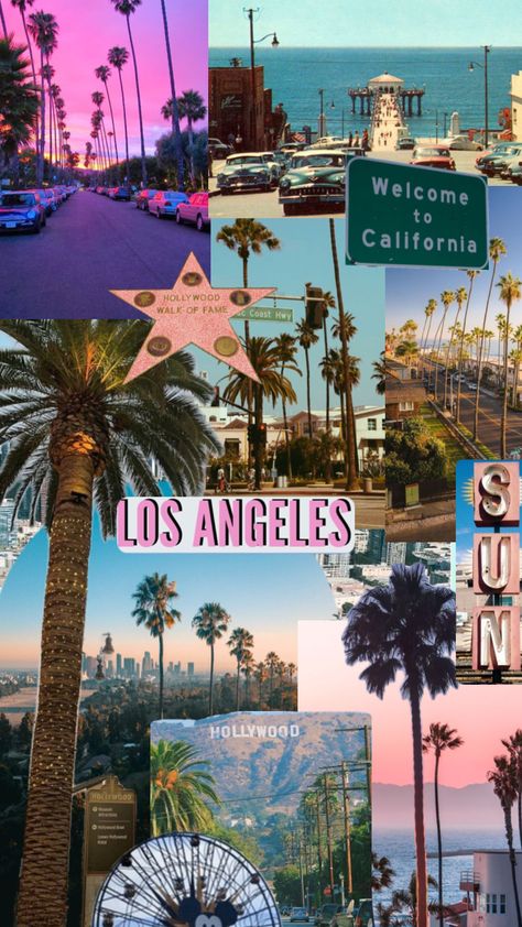 Los Angeles Wallpaper, Life In Usa, La Aesthetic, California Wallpaper, Los Angeles Aesthetic, Vision Board Wallpaper, Permanent Vacation, Los Angeles Travel, California Vibe