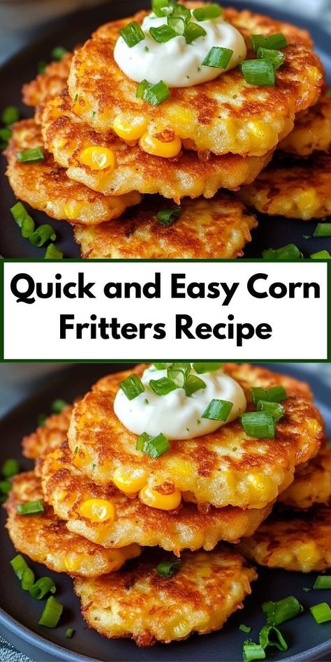 Love corn fritters? Try our Quick and Easy Corn Fritters Recipe! Perfect for breakfast or dinner, this recipe offers healthy and easy breakfast ideas. Discover delicious corn fritter recipes and enjoy breakfast for dinner ideas!