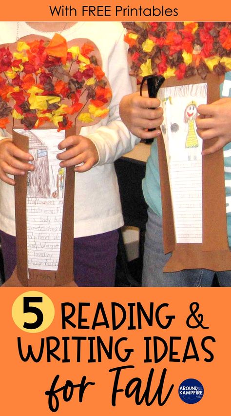 Fall Writing Activity 3rd Grade, Fall Activity 2nd Grade, Fall Writing Activities 3rd Grade, Fall Writing Craft 2nd Grade, 2nd Grade Fall Stem Activities, Homeschool Crafts 3rd Grade, Grade 3 Halloween Activities, November 3rd Grade Activities, Pumpkin Craft 3rd Grade