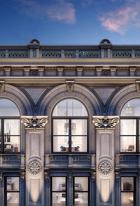 Classical Facade, Tribeca Nyc, معرض فني, Classic Facade, Hotel Facade, Classical Building, Tribeca Loft, Architecture Classic, Hotel Exterior