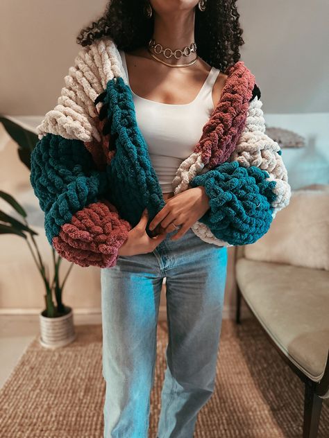 “Perfect for Any Season: Crochet Blanket Patterns to Try” https://youtu.be/nOHTtJZPEoA?si=qOWBwjL12e-csfHh Jumbo Crochet Sweater, Chunky Knit Jacket, Jumbo Yarn Sweater, Hand Crochet Sweater, Chunky Hand Knit Sweater, Crochet Chunky Yarn Sweater, Chunky Crochet Jacket, Chenille Crochet Sweater, Super Bulky Yarn Projects