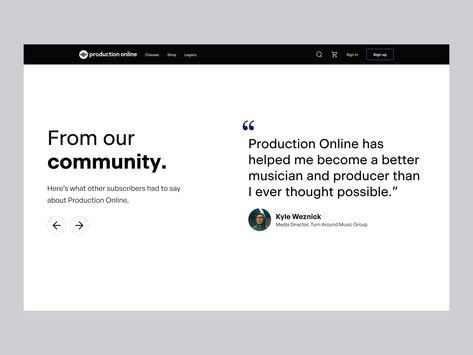 Testimonials Slider — Customer Stories by Vlad Radchenko on Dribbble Testimonial Page Design Website, Testimonials Ui Design, Website Testimonial Design, Reviews Web Design, Testimonials Web Design, Testimonial Design, Website Slider, Slider Design, Corporate Website