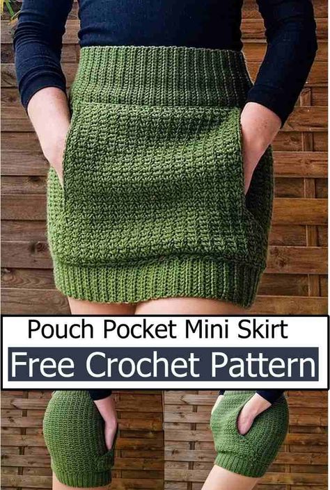 crochet skirt Patterns Crochet Pixie Skirt, Crochet Patterns Dress Women, Crochet Winter Wear Free Pattern, Cool Crochet Ideas Clothes, Free Crochet Patterns Functional, Crochet Midi Skirt Pattern, Crochet Clothes Free Patterns Women, Crochet 30 Minutes, Crochet Skirt With Pockets