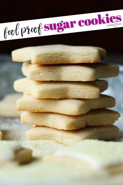 This easy sugar cookies recipe is the only one I use – especially for holidays like Christmas! The recipe is simple and the dough is perfect for cut-out cookie decorating with no chill time needed! If you’re looking for a foolproof, buttery sugar cookie recipe this is it! Best Easy Cut Out Sugar Cookies, Easy Small Batch Sugar Cookies, Foolproof No Chill No Spread Sugar Cookies, Small Batch Cut Out Sugar Cookies, No Chill Roll Out Sugar Cookies, Small Batch Sugar Cookie Cutouts, No Chill Cut Out Sugar Cookies, Easy No Chill Sugar Cookie Recipe, Sugar Cookie Recipe Cut Out No Chill