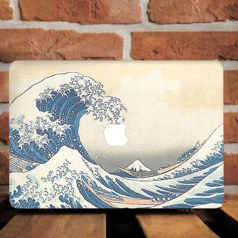 Here are examples of amazing art to inspire your fantastic MacBook makeover! #apple #mac #macbook #laptop #cover #sticker #vinyl #decal Macbook Ideas, Macbook Pro Accessories, Laptop Screen Repair, Mac Case, Computer Cases, Macbook Pro 13 Case, Macbook Air 13 Case, Sea Wallpaper, Laptops For Sale