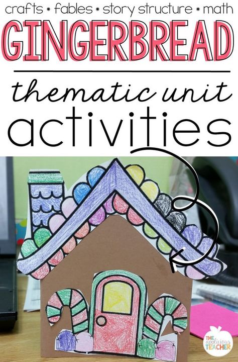 Gingerbread man thematic unit and activities- great ideas for using "The Gingerbread Man" in a second or third grade classroom. Love all the standards you can pull into this amazing unit! Multiplication Lessons, Winter Homeschool, Gingerbread Man Unit, Classroom Christmas Activities, Gingerbread Unit, Gingerbread Man Activities, December Kindergarten, Gingerbread Activities, Gingerbread Theme