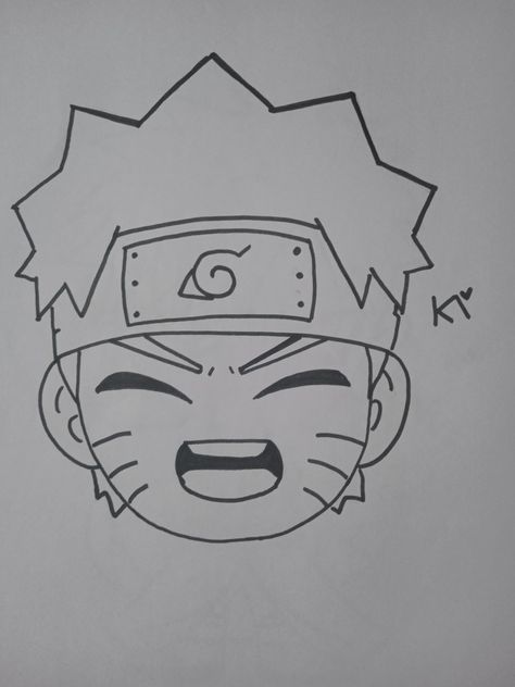 Naruto Drawings Easy, Anime Drawings For Beginners, رسم كاريكاتير, Simple Anime, Naruto Sketch Drawing, Naruto Sketch, Naruto Drawings, Cute Sketches, Cool Pencil Drawings