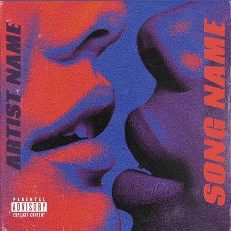 Kiss Me Album Cover, Album Cover Design Template, Album Cover Inspo, Ep Cover, R&b Albums, Rap Album Covers, Album Artwork Cover Art, Album Cover Ideas, Song Cover