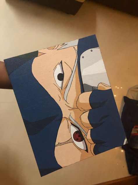 My hope is to share my knowledge with you so you too can expand your love for the arts. Thank you for your interest! Naruto And Sasuke Painting, Naruto Art Painting, Canvas Anime Painting Ideas, Avengers Canvas Painting Easy, Painting On Canvas Anime, Kakashi Canvas Painting, Simple Anime Painting On Canvas, Anime Canvas Drawing, Naruto Painting Ideas On Canvas Easy