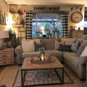 See this Instagram photo by @rusticfarmhome • 2,694 likes Layered Rug, Rustic Farmhouse Living Room, Casa Country, Decor Steals, Small Living Room Decor, Trendy Living Rooms, Country Living Room, Design Seeds, Living Room Remodel