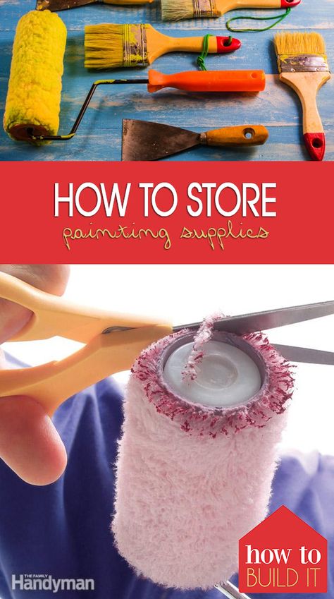 How to Store Painting Supplies | How To Build It How To Store Paint Supplies, Painting Supplies Organization, Paint Storage Diy, Art Supplies Organization, Dream Art Room, Store Painting, Diy Art Supplies, Supply Organization, Paint Trays