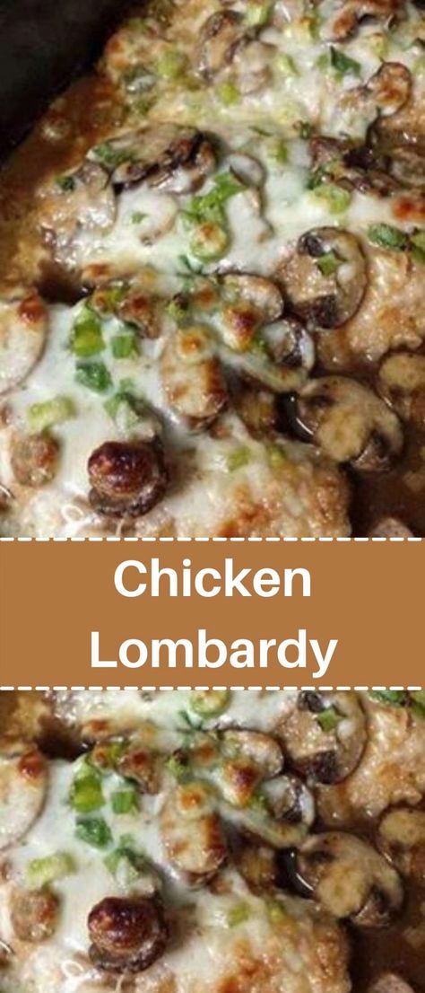 Elevate your dinner with Chicken Lombardy, a dish that oozes with Italian flavors and sophistication. 🍗🍷 #ChickenLombardy #ItalianDinner Best Italian Chicken Recipes, Chicken Lombardy Recipes Marsala Wine, Chicken Lombardi, Lombardi Casserole, Lombardy Chicken, Malibu Chicken, Unique Chicken Recipes, Chicken Lombardy Recipes, Italian Baked Chicken