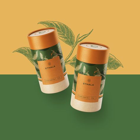 This design branding for Ethala organic tea. I create the logo, packaging, and another stuff. Tea Brands Packaging, Organic Food Packaging Design, Tea Branding Design, Tea Brand Logo, Luxury Tea Packaging, Tea Packing Design, Wellness Packaging, Organic Tea Packaging, Tea Package Design