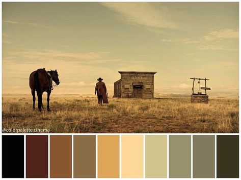 Movie Lover Reveals How Filmmakers Use Color To Set the Mood Croquis, Ballad Of Buster Scruggs, Color In Film, Movie Color Palette, Cinema Colours, Moonrise Kingdom, Color Script, Mood Colors, Production Design