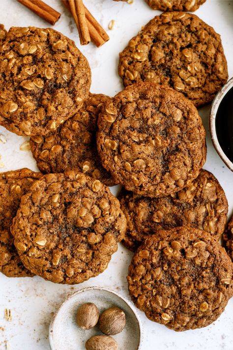 Healthy Ginger Bread Cookies, Holiday Oatmeal Cookies, Sally’s Gingerbread Cookies, Classic Holiday Cookies, Fall Gingerbread Cookies, Oatmeal Ginger Cookies, Fall Oatmeal Cookies, Dairy Free Gingerbread Cookies, Molasses Oatmeal Cookies