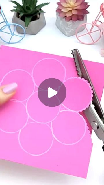 How Make A Flower Out Of Paper, Gifts Made From Paper, Easy Craft Tutorials, Handmade Paper Flowers Easy, Flowers With Paper Diy, Handmade Flowers Paper Easy, New Crafts For 2024, Easy Flowers To Make, Flower Paper Tutorial