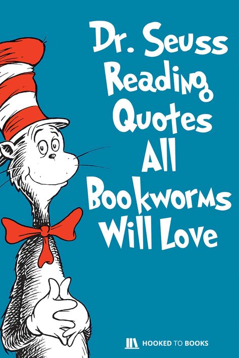 It’s hard to imagine my childhood without Dr. Seuss books. From Green Eggs and Ham to The Lorax to How the Grinch Stole Christmas; his magical tales helped me learn that reading can be fun. Sometimes I wonder, would I be the book lover I am today if it wasn’t for the magical world of Dr. Seuss?  #quotes #readingquotes #bookworms #books #book #bookworm #drseuss #christmasread #christmasbook #hookedtobooks Dr Suess Reading Quotes, Dr Seuss Book Quotes, Dr Seuss Library Ideas, Christmas Book Quotes, Quotes About Reading For Kids, Book Mark Quotes, Funny Library Quotes, Book Worms Quotes, Dr Seuss Quotes For Kids