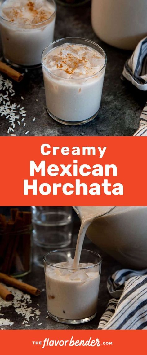 Horchata Recipe Mexican, How To Make Horchata, Vegan Horchata, Horchata Drink, Mexican Drink Recipes, Rice Drink, Mexican Horchata, Homemade Horchata, Chamorro Recipes