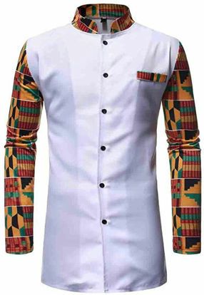 African Dashiki Shirt, African Male Suits, 2 Piece Outfit Set, African Suit, Stylish Shirts Men, Nigerian Men Fashion, Dashiki Shirt, African Tops, African Wear Styles For Men