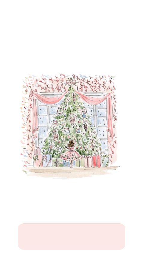 Christmas Wallpaper, Christmas Card, Christmas Tree, Christmas, Pink, White