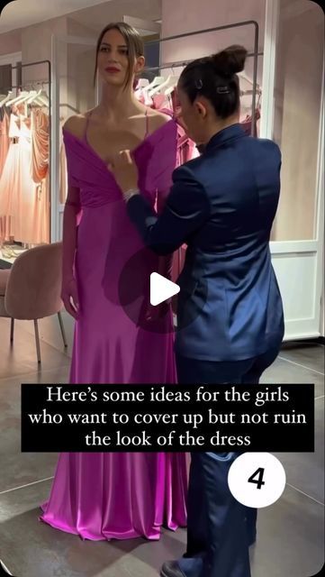 Laluna Couture on Instagram: "We know the struggle… the ladies who want to cover up, the students who are conscious of their arms, our Muslim customers, wedding guests who need to be conservatively dressed in church but still want to rock the dress at the reception. This can work for any dress, from sexy fitted styles to ballgowns… just make sure you match up the colour perfectly😉 LIKE. SAVE & SHARE❤️ Credit: @elbisedunyamm" Cover Ups For Formal Dresses, Wedding Guest Cover Up, Wedding Dress Cover Up, Clothes Hacks, Closet Goals, Cover Style, Muslim Wedding, Fashion Night, Wedding Guests