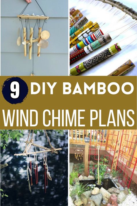 Chimes: Diy Bamboo Projects, Bamboo Art Diy, Handmade Windchimes, Windchimes Diy, Diy Bamboo, Wooden Wind Chimes, Make Wind Chimes, Wind Chimes Homemade, Bamboo Diy