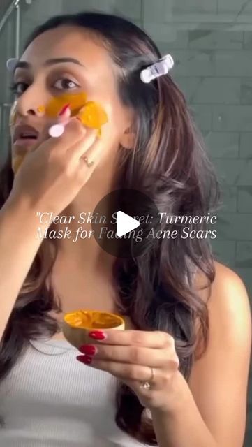 Organic_Glowing Kigali🌹🌍 on Instagram: "Say goodbye to stubborn acne scars with this all-natural turmeric face mask! 🌿✨ Packed with anti-inflammatory and skin-brightening properties, turmeric is your new best friend for clear, glowing skin. 💛 Watch as we show you how to create this simple yet effective mask in minutes. Perfect for all skin types! Try it today and see the difference! #SkincareRoutine #TurmericMask #AcneScarRemoval #NaturalBeauty #GlowingSkin #ClearSkinJourney #DIYBeauty"

Follow us for  more helpful tips" Homemade Face Mask For Acne Clear Skin, Face Pack For Clear Skin, Face Masks For Clear Skin, Tomato Face Mask, Stubborn Acne, Turmeric Mask, Turmeric Face, Turmeric Face Mask, Tumeric Face Mask