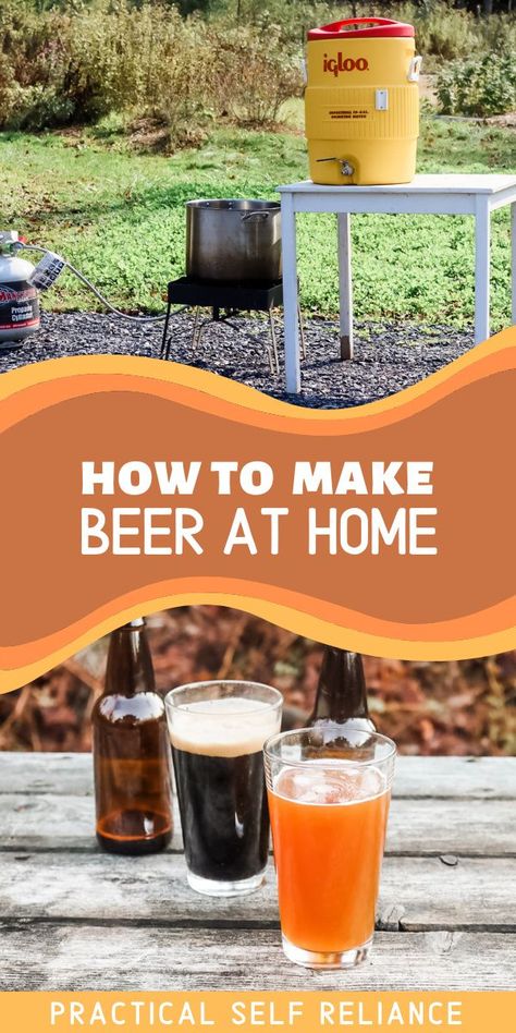 Brewing Beer At Home, Making Beer At Home, How To Make Beer At Home, Home Made Beer, Craft Beer Recipes, Beer Brewing Recipes, All Grain Brewing, Brewing Recipes, Homemade Beer