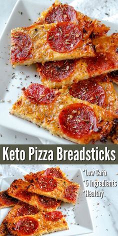 Pizza Breadsticks, Snack Sani, Plats Healthy, Keto Pizza, Low Carb Lunch, Low Carb Pizza, Keto Recipes Dinner, Idee Pasto Sano, Breadsticks