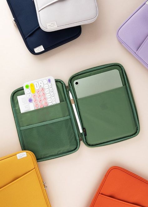 ✅ Six Vivid Colors : Light Gray, Lavender, Mustard, Dark Orange, Sage, Navy

✅ 11 in MacBook / 10.5 & 10.9 inch iPad

✅ This iPad case has a convenient pouch outside to hold everyday your essentials.

✅ It contains piping on the inside to prevent unnecessary shape squeezing or folding.

✅ Built with additional inside cushion to keeping your valuable contents extra protection.

✅ It contains mesh pockets inside to store your other items with ease and safely

Size: 11.3" x 8.7" (13" Diagonal) College Wishlist, Ipad 11 Pro, Instax Mini Album, Ipad Pouch, Laptop Case Macbook, Tablet Pouch, Ipad Air Pro, Ipad Air Case, Macbook Air Case