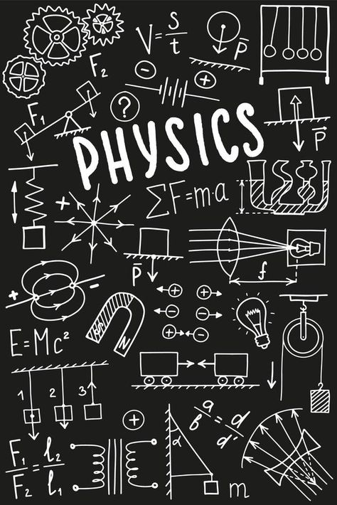 Physics Related Images, Physics Doodle Art, Physics Goodnotes Cover, Physical Science Cover Page, Physics Page Design, Cute Book Covers For School, Physic Drawings, Physics Art Design, Science Book Cover Design For School