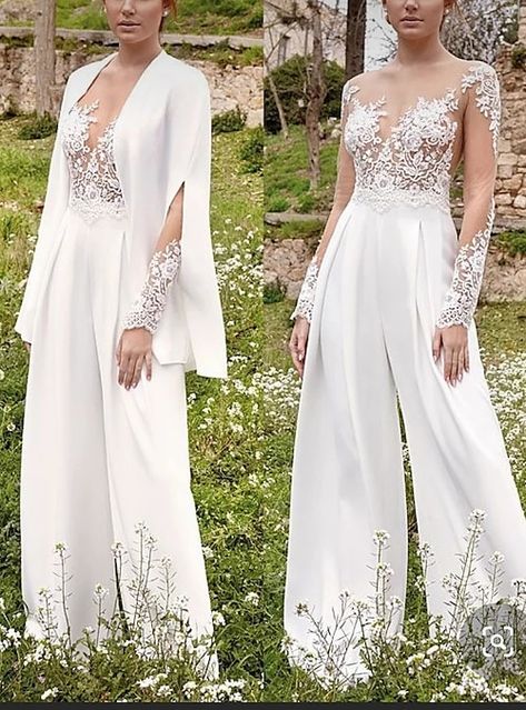 Reception Jumpsuit, Wedding Suits For Bride, Wedding Dress Jumpsuit, Jumpsuit Wedding, Bride Jumpsuit, Wedding Pantsuit, Wedding Pants, Wedding Dress Suit, Women Suits Wedding