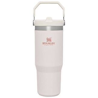 STAY HYDRATED FOR THE WHOLE DAY: This large tumbler with lid and straw can hold 20 oz. KEEPS COLD FOR A LONG TIME: Constructed with double-wall vacuum insulation and 18/8 stainless steel, your drinks will stay nice and chilled for 7 hours, or iced for 35 hours. Plus it can take a beating and is 100% free of BPA material MADE TO FIT YOUR LIFE: The ergonomic, rotating handle lets you quickly grab this cute tumbler with straw and go. LIFETIME WARRANTY: ‘BUILT FOR LIFE'. Since 1913. Stanley 30oz, Stanley Water Bottle, Stanley Iceflow, Trendy Water Bottles, Straw Tumbler, Vacuum Insulated Water Bottle, Cute Water Bottles, Reusable Cup, Birthday List