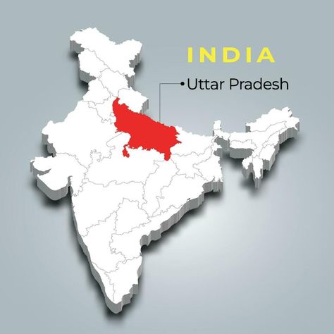 Uttar Pradesh Map, Isometric Map, 3d Isometric, India Map, Graphic Design Flyer, Jesus Christ Images, Map Vector, Uttar Pradesh, Cartoon Wallpaper