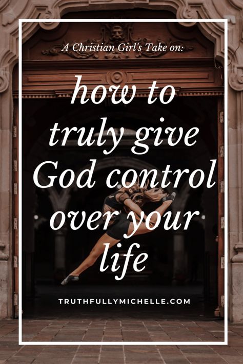 Letting God Take Control, Let God Take Control, Take Control Of Your Life, Free Bible Study, Trusting God, Get Closer To God, Christian Woman, Christian Girl, Bible Devotions