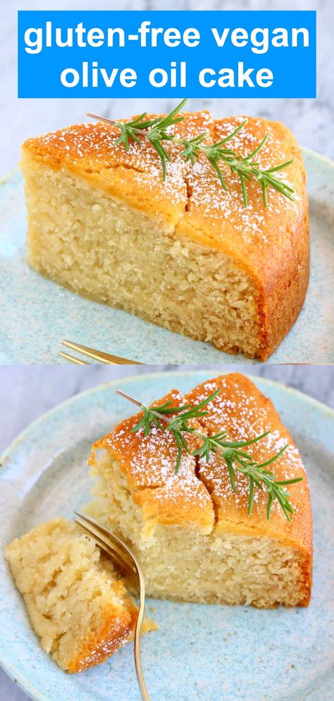 Gluten Free Vegan Baking Recipes, Gf Df Egg Free Dessert, Vegan Gf Cake Recipes, Vegan Gluten Free Olive Oil Cake, Eggless Olive Oil Cake, Gluten And Egg Free Cake, Vegan Gluten Free Desert, Paleo Olive Oil Cake, Dairy Gluten Sugar Free Recipes