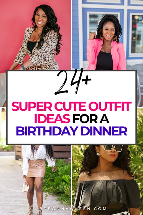 birthday outfit ideas, birthday dinner with friends outfit ideas, what to wear to a birthday dinner, what to wear to friends birthday dinner Steakhouse Outfit, Restaurant Birthday Dinner Outfit, Steakhouse Outfit Dinners, Birthday Meal Outfit, Steakhouse Dinner Outfit, 30th Birthday Outfit Ideas, Birthday Dinner Outfit Classy, Bday Dinner Outfit, 30th Birthday Outfit Ideas For Women