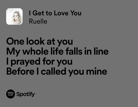 I Get To Love You - Ruelle I Get To Love You Ruelle, I Get To Love You Ruelle Lyrics, Movie Playlist, Wedding Playlist, My Love Song, I Call You, Love Songs Lyrics, All Songs, Wedding Songs