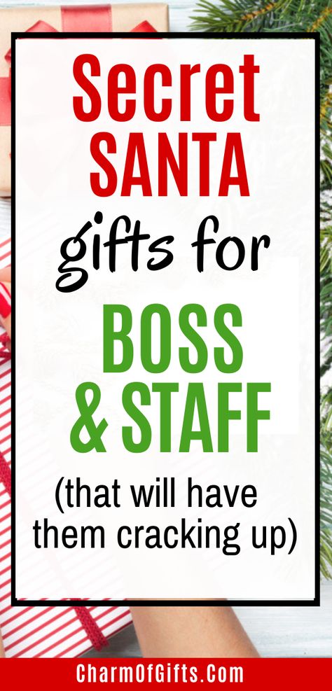 Here are some inexpensive and silly Secret Santa gifts that make holidays all the more fun at work. Small gifts that will make every type of coworker and boss laugh. Co Workers Gift Ideas, Secret Santa Homemade Gifts, Grinch Secret Santa Ideas, Work Place Christmas Gifts, Secret Santa Gag Gifts, Funny Gift For Coworkers, Before Work After Work Gift Basket, Secret Santa $5 Gift Ideas, Secret Santa Wrapping Ideas Fun