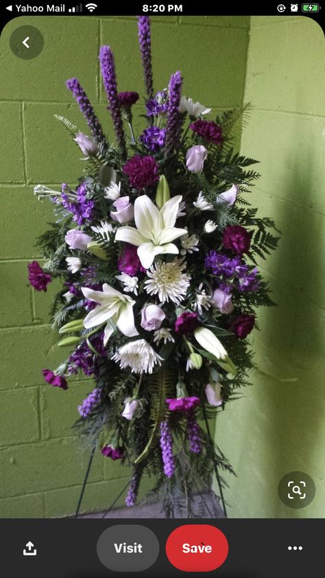 Masculine Floral Arrangements, Standing Spray, Sympathy Floral, Casket Flowers, Fake Flower Arrangements, Sympathy Arrangements, Grave Flowers, Casket Sprays, Large Flower Arrangements