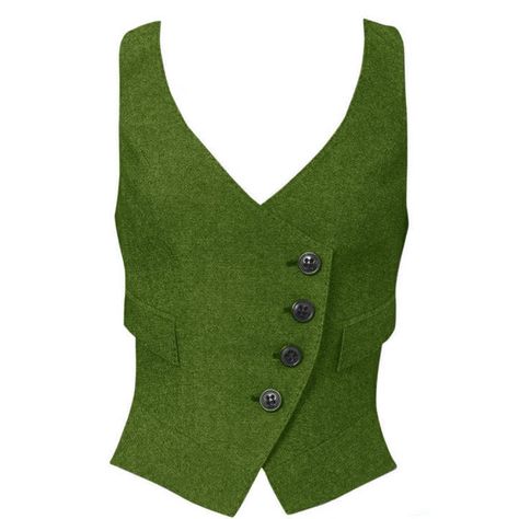 PRICES MAY VARY. Wool blend Imported Button closure High quality polyester, soft, resistant washing and durability are high quality,is not easy to wrinkle and fade Button closure，Women's Waistcoat Vest with Two Functional Pockets.The Features in Full Lining, V-Neck, Sleeveless,Button Up Design A variety of colors can be selected, no color shows different charm, strong dimensional stability Suitable for offices, waiters, work, steampunk themes, rock parties, Halloween, fashion shows, leisure, con Vest Button Up, Kurti Jackets For Women, Button Clothes Design, Steampunk Fashion Women Everyday, Sleeveless Button Up, Vest Looks Women Style, Tailored Vest Outfits For Women, Womens Vest Outfit, Women Vest Suit