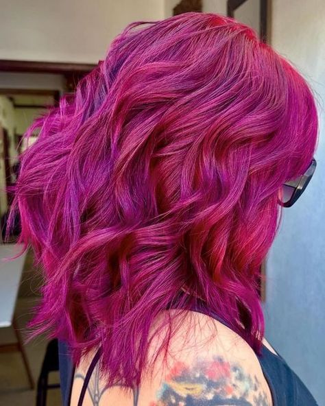 Magenta Hair Dye, Magenta Hair, Pravana Vivids, Dark Magenta, Nice Hair, Hair Locks, Hair Color Pink, Wild Orchid, Colorful Hair