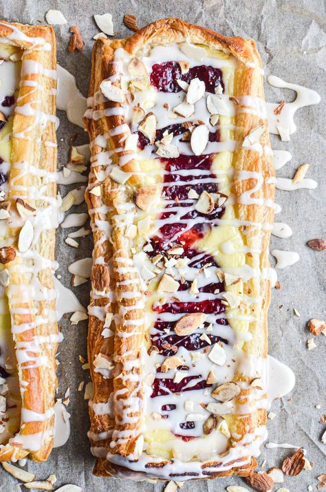 Solo Fruit Filling Recipes, Giant Cheese Danish, Easy Tart Filling Recipes, Polish Pastry Recipes, Phillo Puff Pastry Recipes Dessert, What To Make With Puff Pastry Sheets, What To Make With Puff Pastry, Recipes Using Puff Pastry Sheets, Almond Puff Pastry