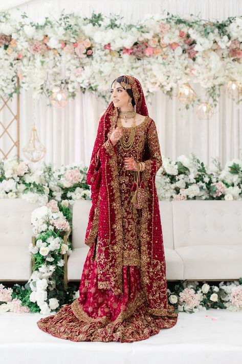 light and airy pakistani wedding — Zehra Jagani Photographer Red Wedding Gowns, Pakistani Bridal Lehenga, Pakistan Bridal, Pakistani Bridal Dress, Red Bridal Dress, Bridal Lehenga Designs, Bride Dress Simple, Desi Wedding Dresses, Wedding Dresses Princess Ballgown