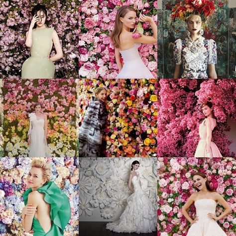 My inspiration was all Vogue of course. Flower Backdrop Photoshoot, Backdrop Photoshoot Ideas, Fairy Shoot, Walls Photography, Flower Shoot, Backdrop Photoshoot, Flowers Photoshoot, Floral Walls, Diy Photoshoot