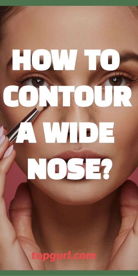 How to Contour a Wide Nose: Your Secret Weapon for a Sculpted Look Nose Shapes Names, Best Nose Contour Product, How To Contour Big Nostrils, Contour A Wide Nose, Narrow Nose Contouring, Wide Nose Makeup Looks, Makeup To Make Nose Smaller, How To Contour A Pointy Nose, Broad Nose Contour